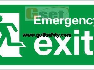 SIGNAGE EMERGENCY EXIT FOREX