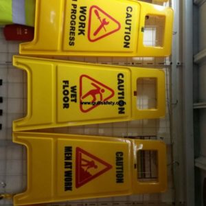 SIGN CAUTION WORK IN