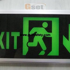 SIGN 15X35 ILLUMINATED EMERGENCY EXIT WITH LIGHT