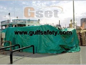 Supplier of Dutarp Orange/Silver PE Tarpaulin (40 ft x 60 ft) - 200 GSM in Dubai