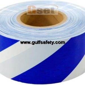WARNING TAPE BLUE/WHITE